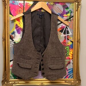 GAP tweed vest